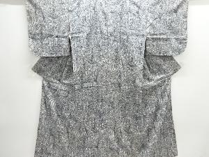 アンティーク　錦紗花更紗模様着物